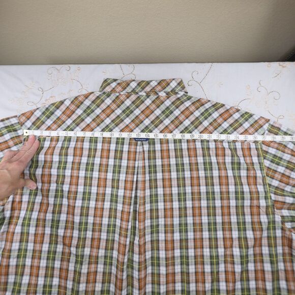 NEW W Tag Rocawear Button Shirt Men 5XL Men Plaid Western Cotton Short Sleeve - Picture 7 of 13